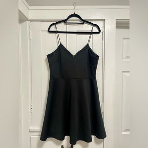 ASOS a-line black dress